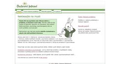 Desktop Screenshot of dusevnizdravi.cz